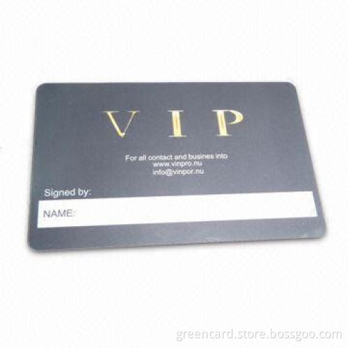 VIP/Student Card, Made of PVC, ABS, PET and PETG Materials, Customized Sizes Welcomed